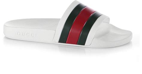 gucci white pursuit slides|gucci slides pursuit 72.